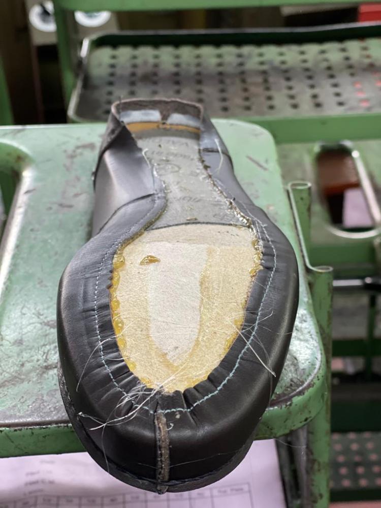 Soletto interno di una scarpa da uomo Cardinale