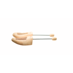 Cedar wood shoe tree with spring