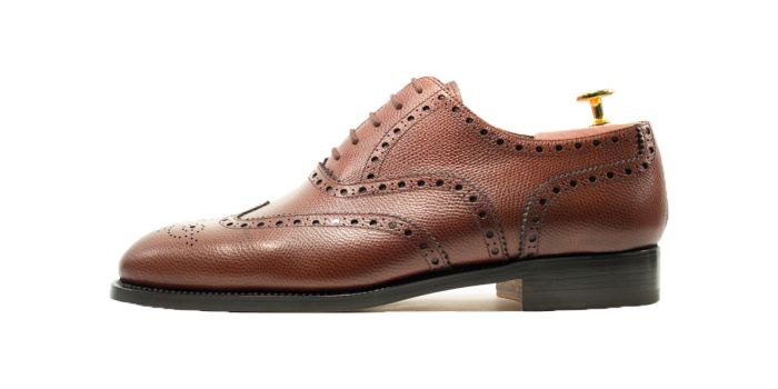 KENSINGTON, SKU: 5626-vitello martellato cuoio inglese-fondo cuoio