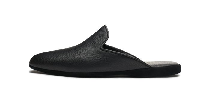  VENDOME, SKU: G15-PANTOFOLA IN CERVO COLORE NERO