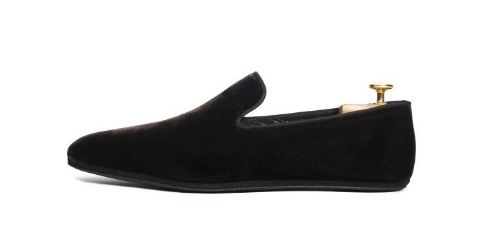 NOTRE DAME, SKU: GC20GG-Pantofola chiusa in velluto marrone-fondo gomma