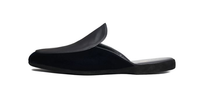  VENDOME, SKU: G 61-Pantofola classica in velluto e nappa-blu