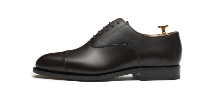 MANHATTAN GOODYEAR, SKU: 5817-VITELLO PIENO FIORE-MARRONE SCURO