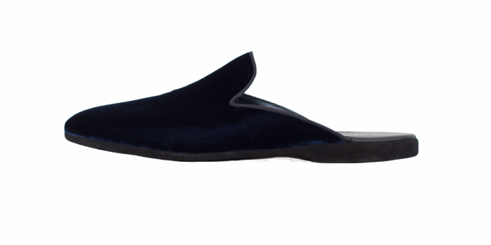  VENDOME, SKU: Pantofola classica in velluto blu