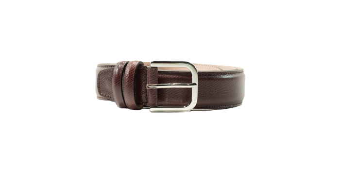 Cintura martellato bordeaux