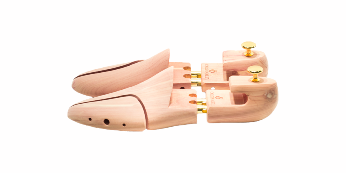 Forma in cedro naturale con spacco