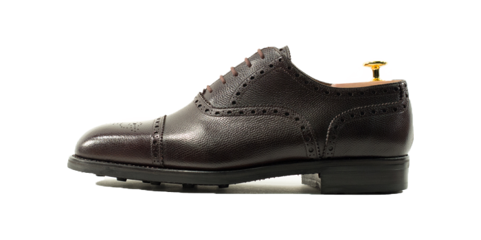 QUEEN, SKU: 5625-vitello martellato pieno fiore-testa di moro-gomma