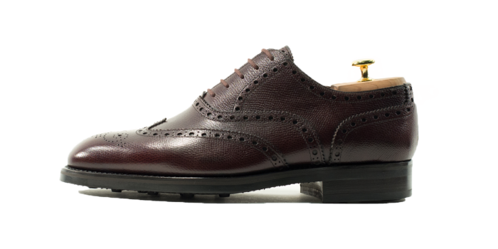 KENSINGTON, SKU: 5626-vitello martellato bordeaux-gomma