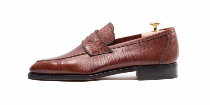 SHELTON, SKU: 5660-vitello martellato cuoio inglese-fondo cuoio