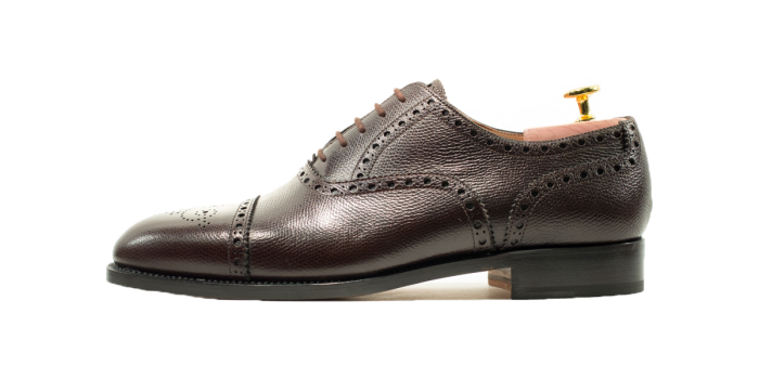 QUEEN, SKU: 5625-vitello martellato testa di moro-cuoio