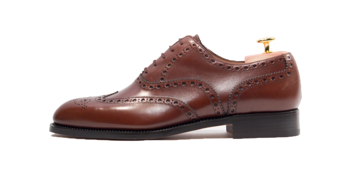 KENSINGTON, SKU: 5626-vitello marrone medio-cuoio