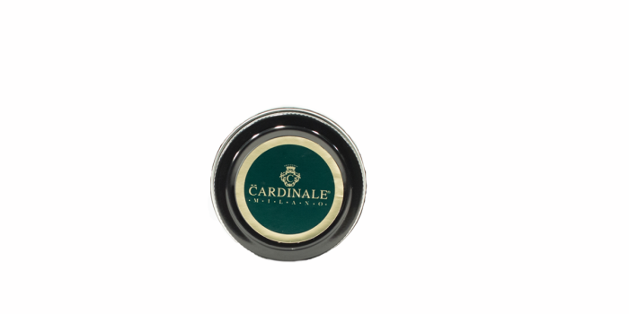 Lucido per scarpe cardinale nero con cera d'api