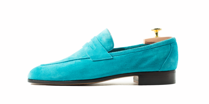 SAINT TROPEZ, SKU: 5809-camoscio turchese-cuoio