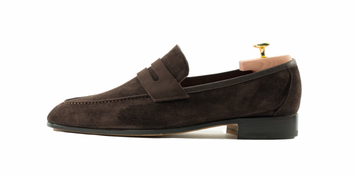 SAINT TROPEZ, SKU: 5809-camoscio mobidissimo testa di moro-cuoio