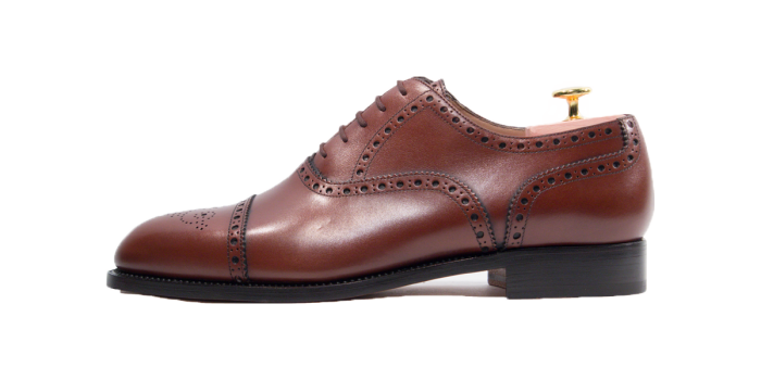 QUEEN, SKU: 5625-vitello marrone medio-cucito