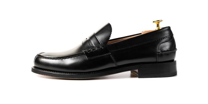 CAMBRIDGE, SKU: 701-vit. spazzolato nero-cuoio