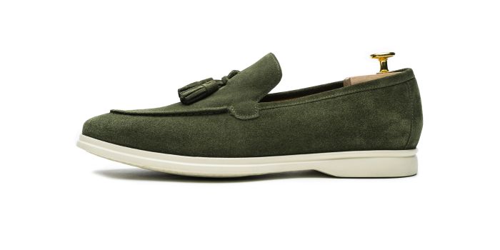 BEVERLY- verde militare, SKU: 5915-beverly-verde militre-gomma bianca